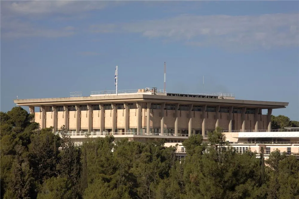 The Knesset building in Jerusalem