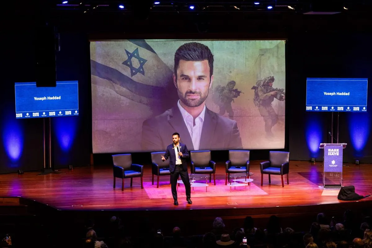Yoseph Haddad on the main stage